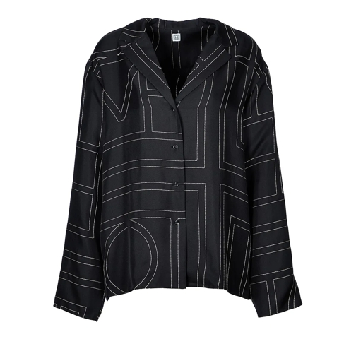 TOTEME  Monogram Silk PJ schwarz