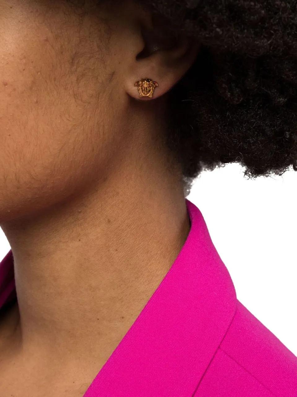 Thumbnail - Versace Ohrringe - Bijoux Golden - Gr. unisize - in Grau - für Damen