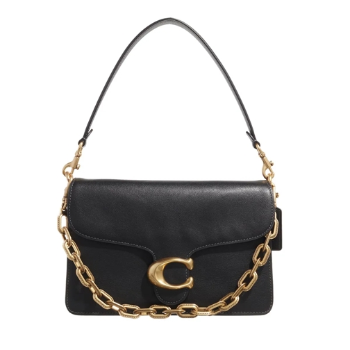 Coach Schultertasche Chn Tabby;Brass/Blk B4/Tan Brown