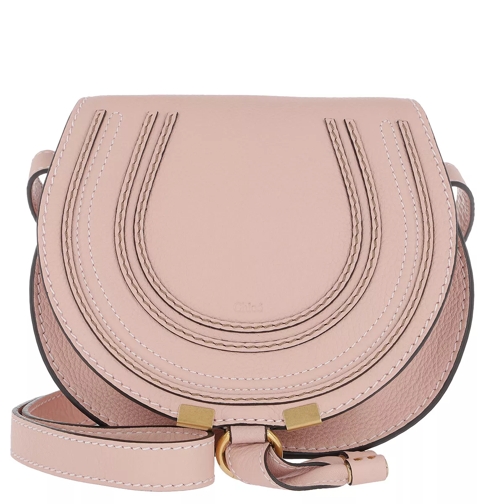 Chloé Marcie Shoulder Bag Small Blush Nude Saddle Bag
