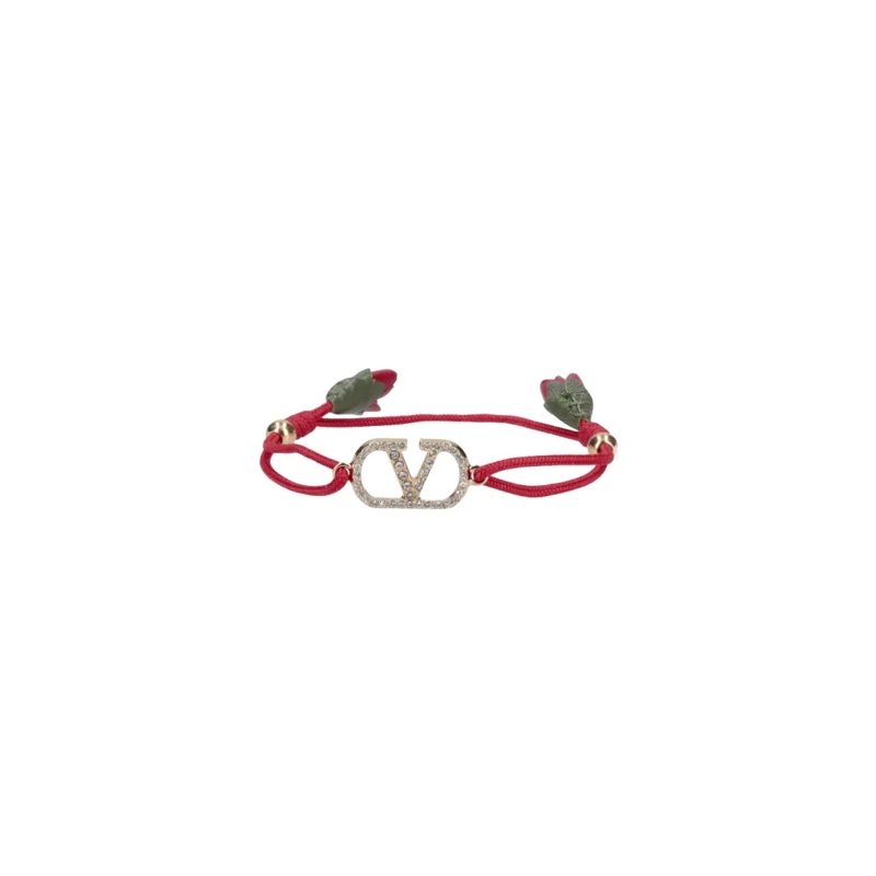 Valentino Garavani Armband Refined Red Necklace With Intricate Accents Not Applicable