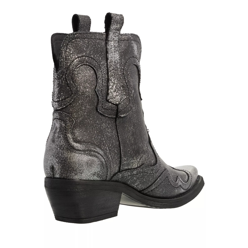 Steve Madden Cowboy Boots Waynoa Silver Leather(Image 2)