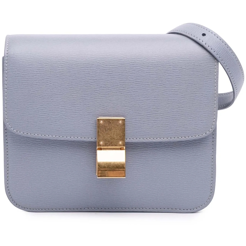 Celine Schultertasche Teen Liege Calfskin Classic Box lila