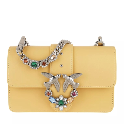 Pinko Love Mini Jewels Crossbody Bag Giallo Cedrino Crossbody Bag