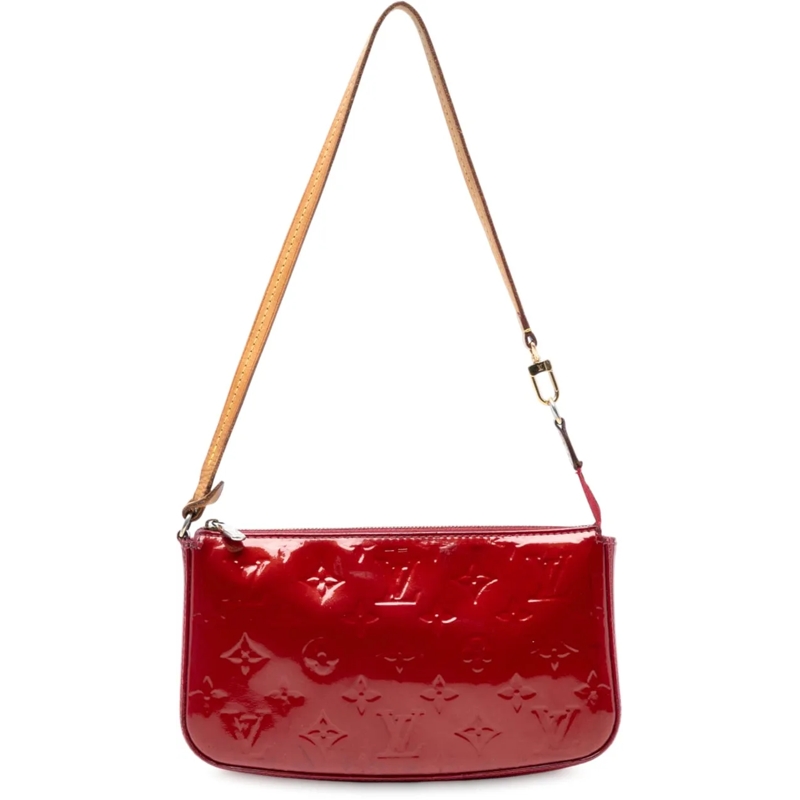 Louis Vuitton Schultertasche Monogram Vernis Pochette Accessoires rot