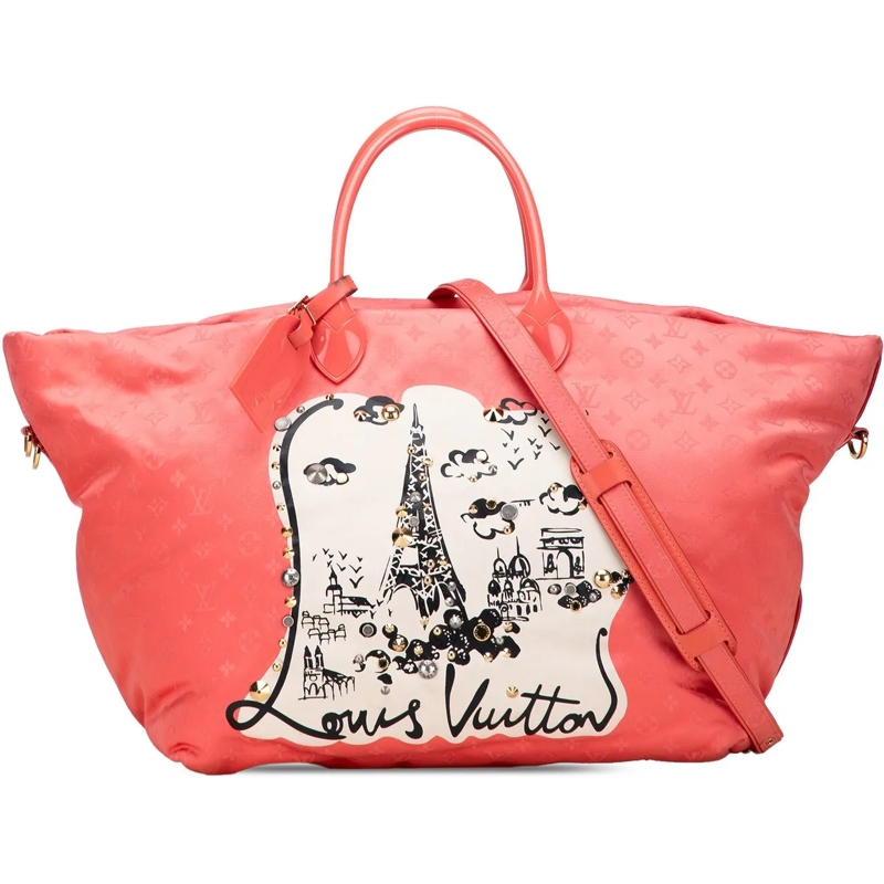 Louis Vuitton Schultertasche Monogram Nylon Nouvelle Vague Beach Bag rose