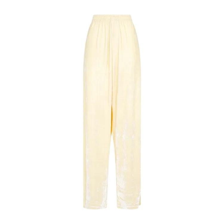 Balenciaga - Baggy Cream Viscose Pants - Größe M -