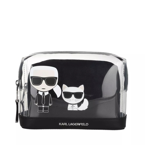 Karl Lagerfeld K/Ikonik Transparent Pouch Transparent Make-Up Bag