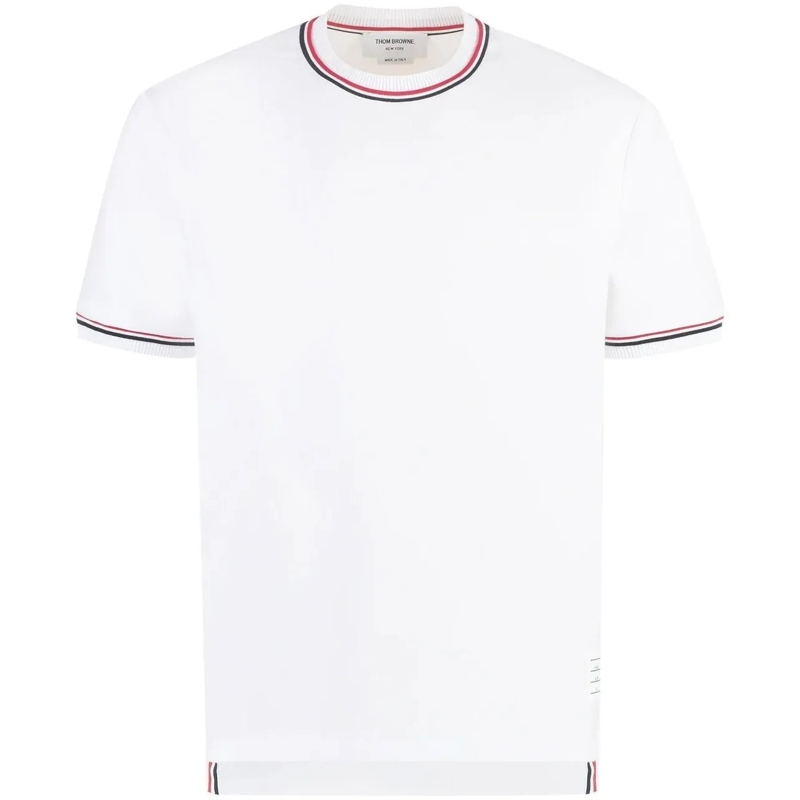 Thom Browne T-Shirt Thom Browne Cotton T-Shirt weiß