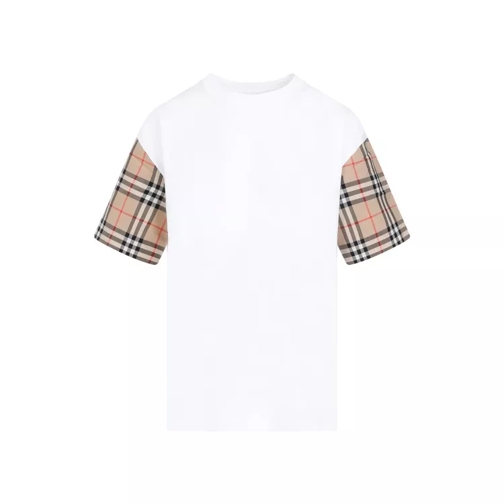 Burberry  White Cotton Carrick T-Shirt White