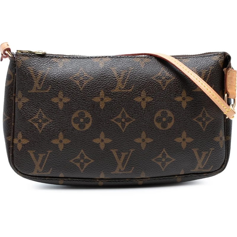 Louis Vuitton Schultertasche Monogram Pochette Accessoires braun