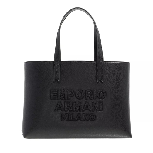 Emporio Armani Tote Bag Double Hand Nero/Nero Draagtas