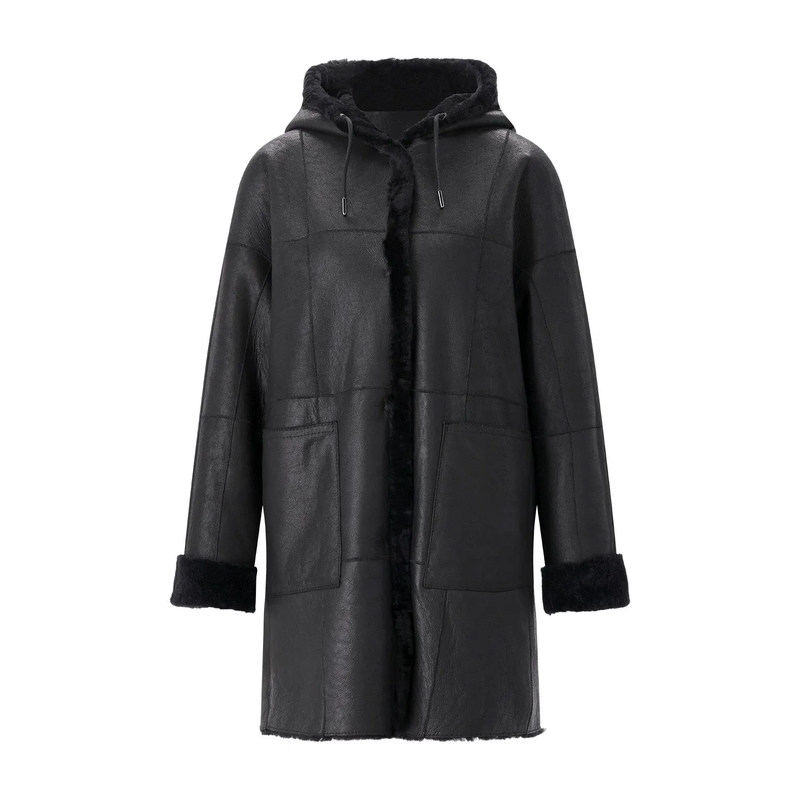 Werner Christ Jacke Wendbarer Mantel Aaliyah schwarz