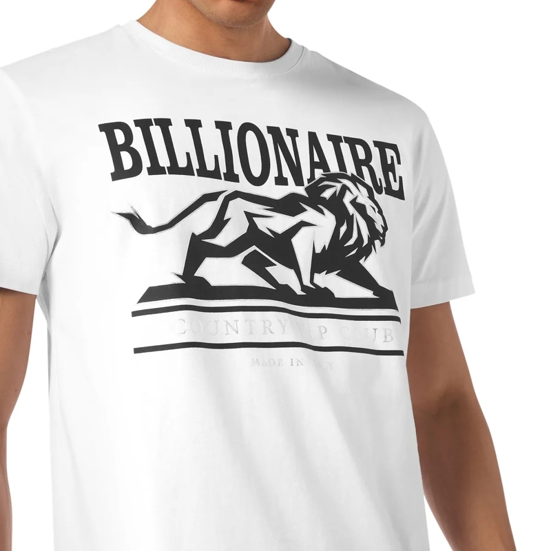 BILLIONAIRE T-Shirt T-Shirt Rundhalsausschnitt Ss Lion weiss(Image 3)