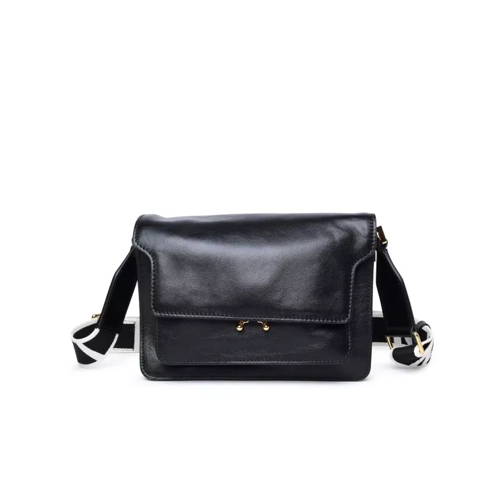 Marni Schultertasche Medium Trunk Shoulder Bag Black