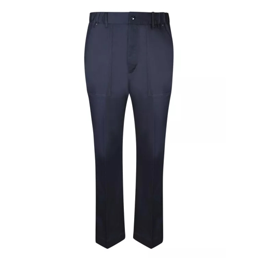 Moncler Cotton Chino Pants Blue 