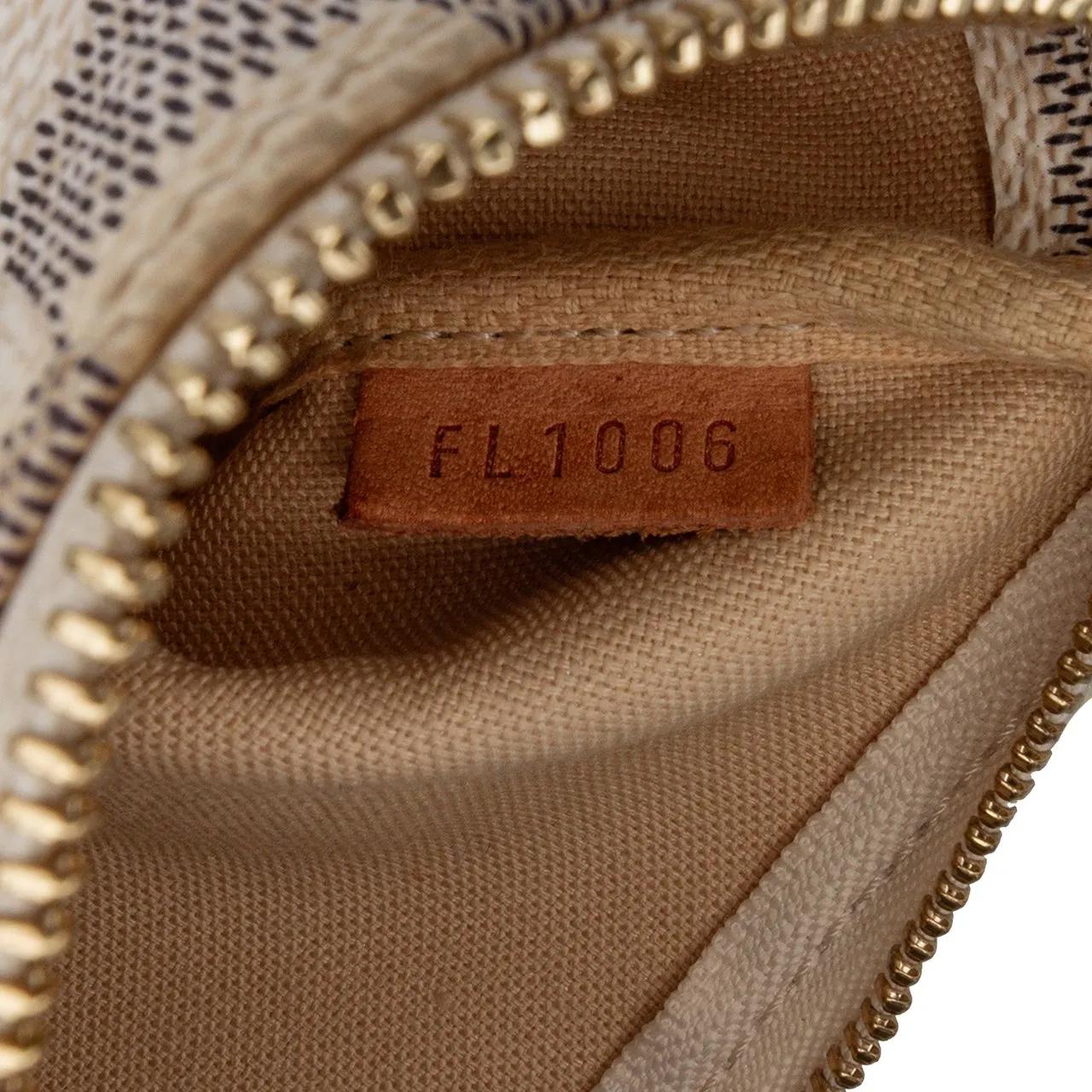 Thumbnail - Louis Vuitton Crossbody Bags - 2006 Damier Azur Mini Pochette Accessoires - Gr. unisize - in Weiß - für Damen