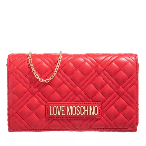 Love Moschino Borsa Quilted Pu Rosso Crossbody Bag