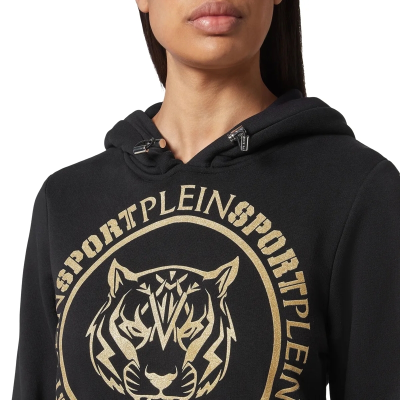 Plein Sport Top Hoodie Tiger schwarz(Image 5)