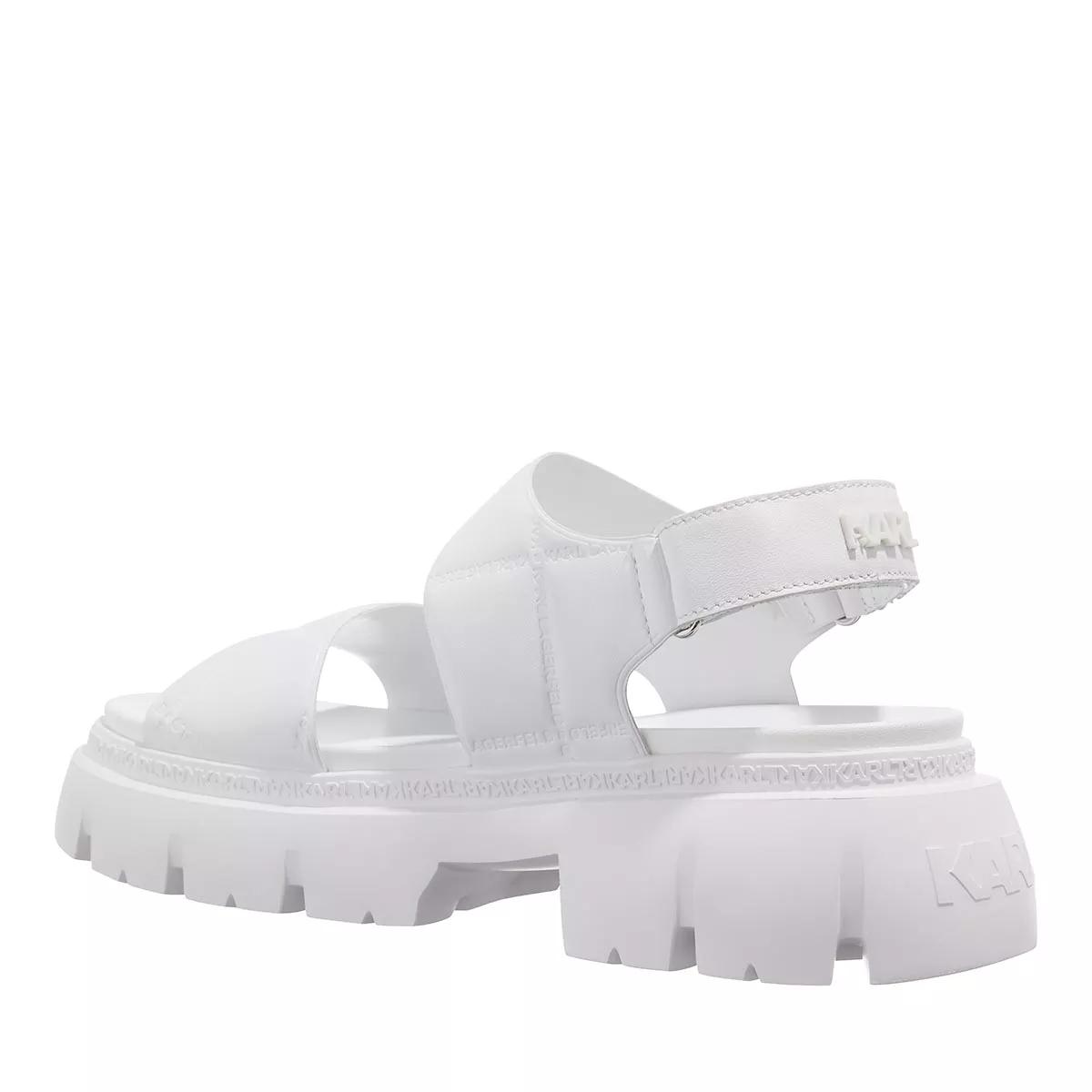 Karl lagerfeld hot sale white sandals