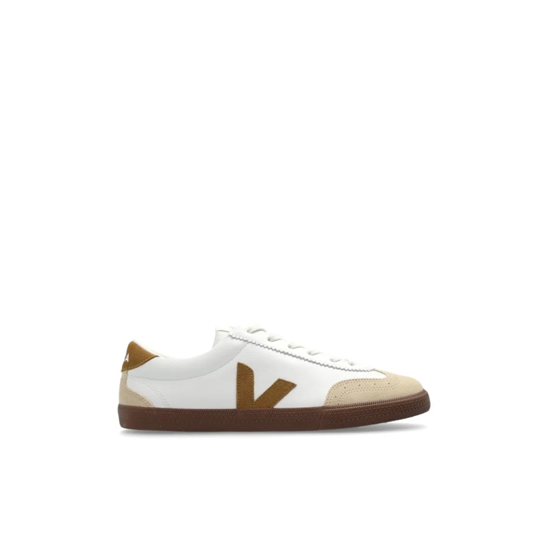 Veja Low-Top-Sneaker Volley O.T. Leather Sports Shoes Grey