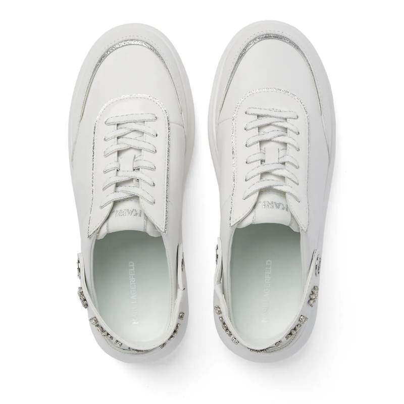 Karl Lagerfeld Sneaker basse Kapri Florastone Sling White Lthr(Image 6)