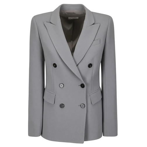 Alberto Biani Blazer Classic Double-Breasted Jacket Grey