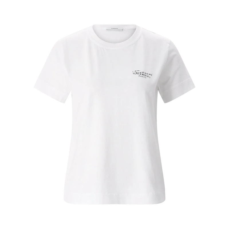Givenchy T-shirt Fitted Crew-Neck T-Shirt White(Image 2)