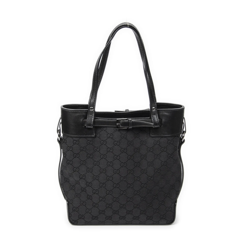 Gucci Crossbody Bag Tall Belt Tote schwarz