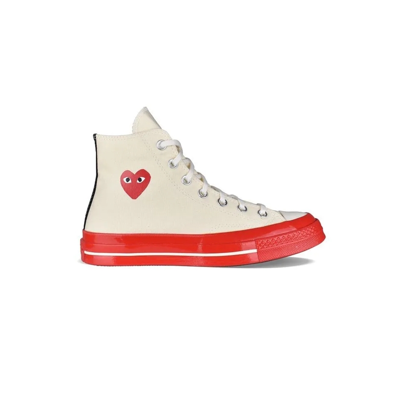 Comme des Garcons Low-Top-Sneaker Chuck Taylor High-Top Sneakers Neutrals