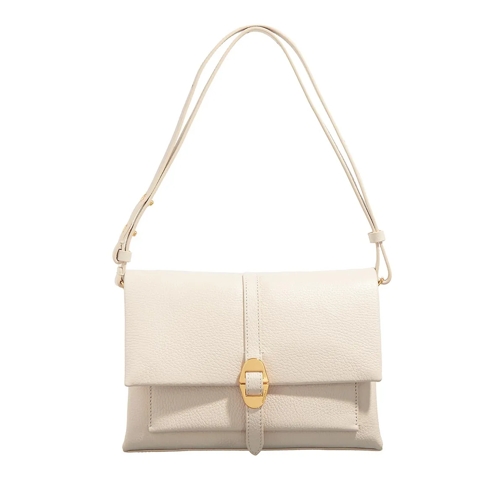 Coccinelle Coccinelledorian Lambskin White Schultertasche