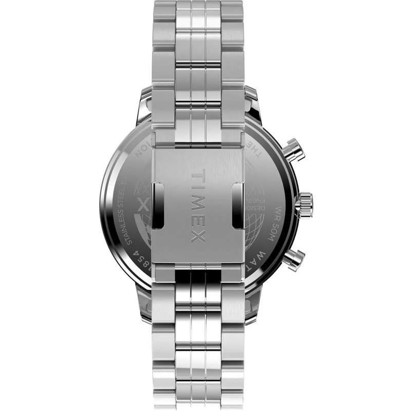 Timex Chronograph Quarz-Analoguhr Timex Chicago Chronograph silber(Image 3)