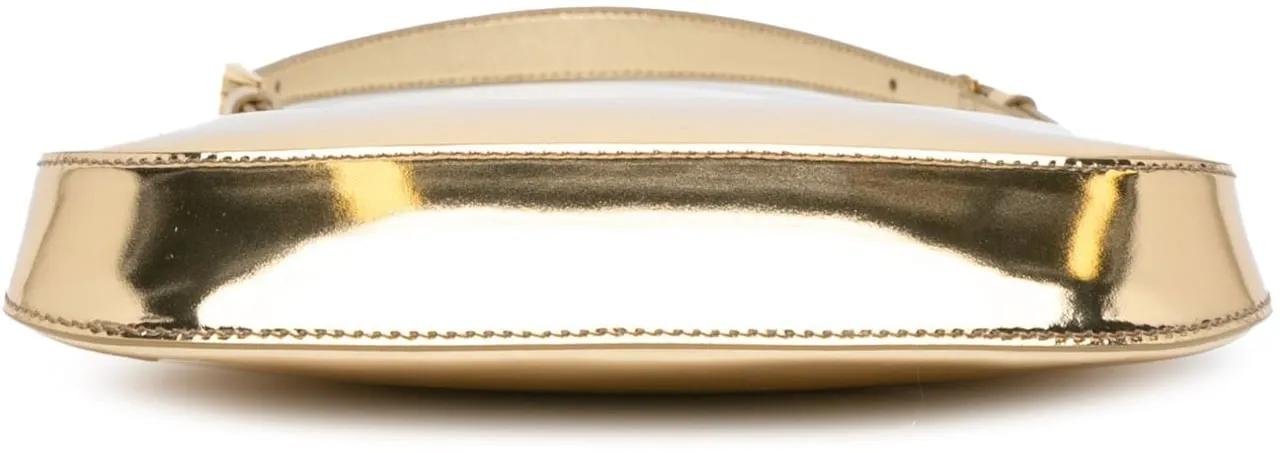 Prada Hobo bags 2019-2023 Spazzolato Cleo Shoulder Bag in goud