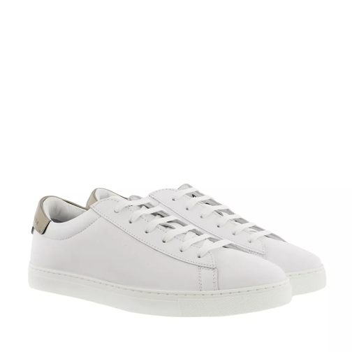 Dsquared2 Metallic Detail Lace-Up Sneaker Leather White lage-top sneaker