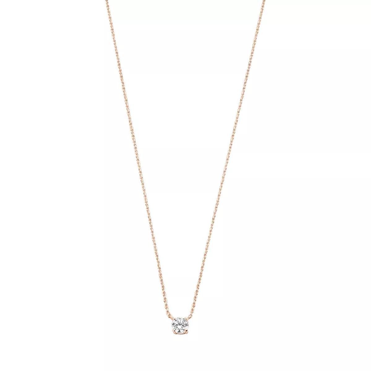 Isabel Bernard Halskette - La Concorde Axelle 14 Karat Necklace With Zirconia - Gr. unisize - in Quarz - für Damen