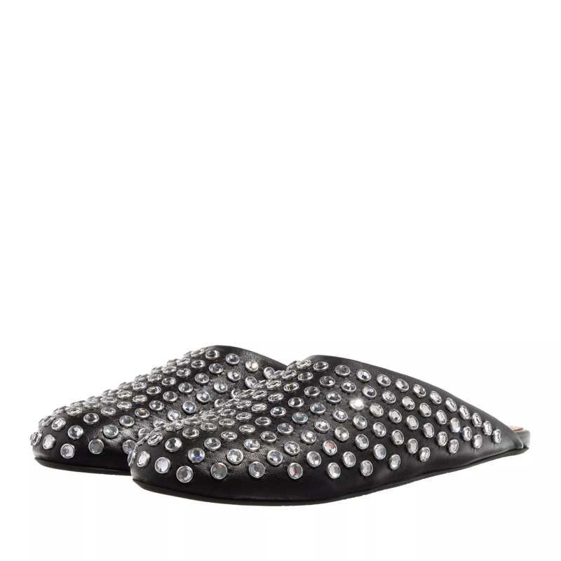 Alaia Claquettes Flat Mules Noir