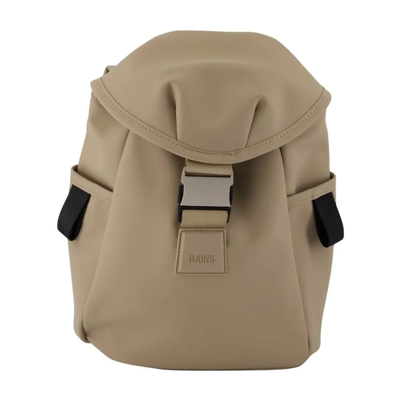 Rains Sac à dos Compact Bucket-Style Mini Backpack Neutrals