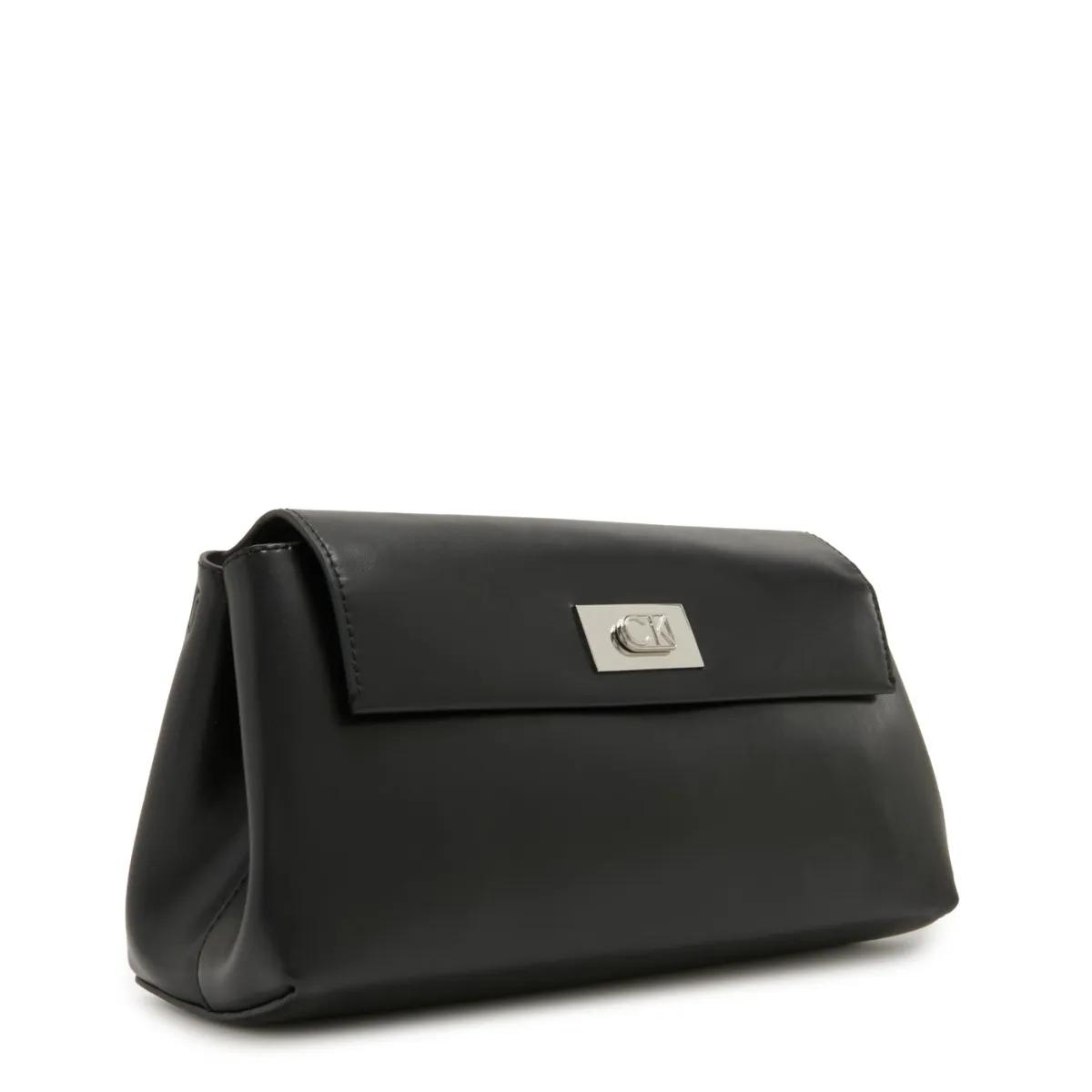 Calvin Klein Zwarte Dames Schoudertas met Verstelbare Band Black Dames