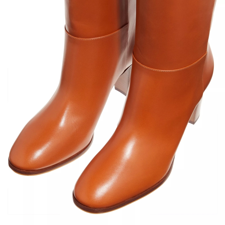 Orange clearance leather boots