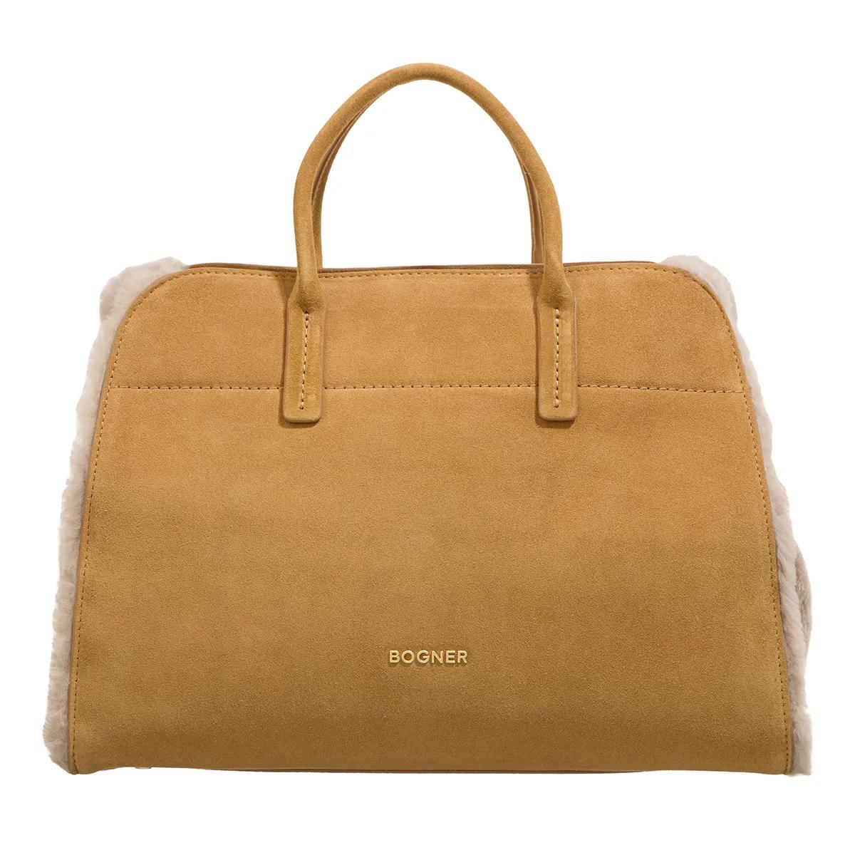 Bogner Satchel Bag - Banff Frisé Tonina Handbag Lho - Gr. unisize - in Braun - für Damen