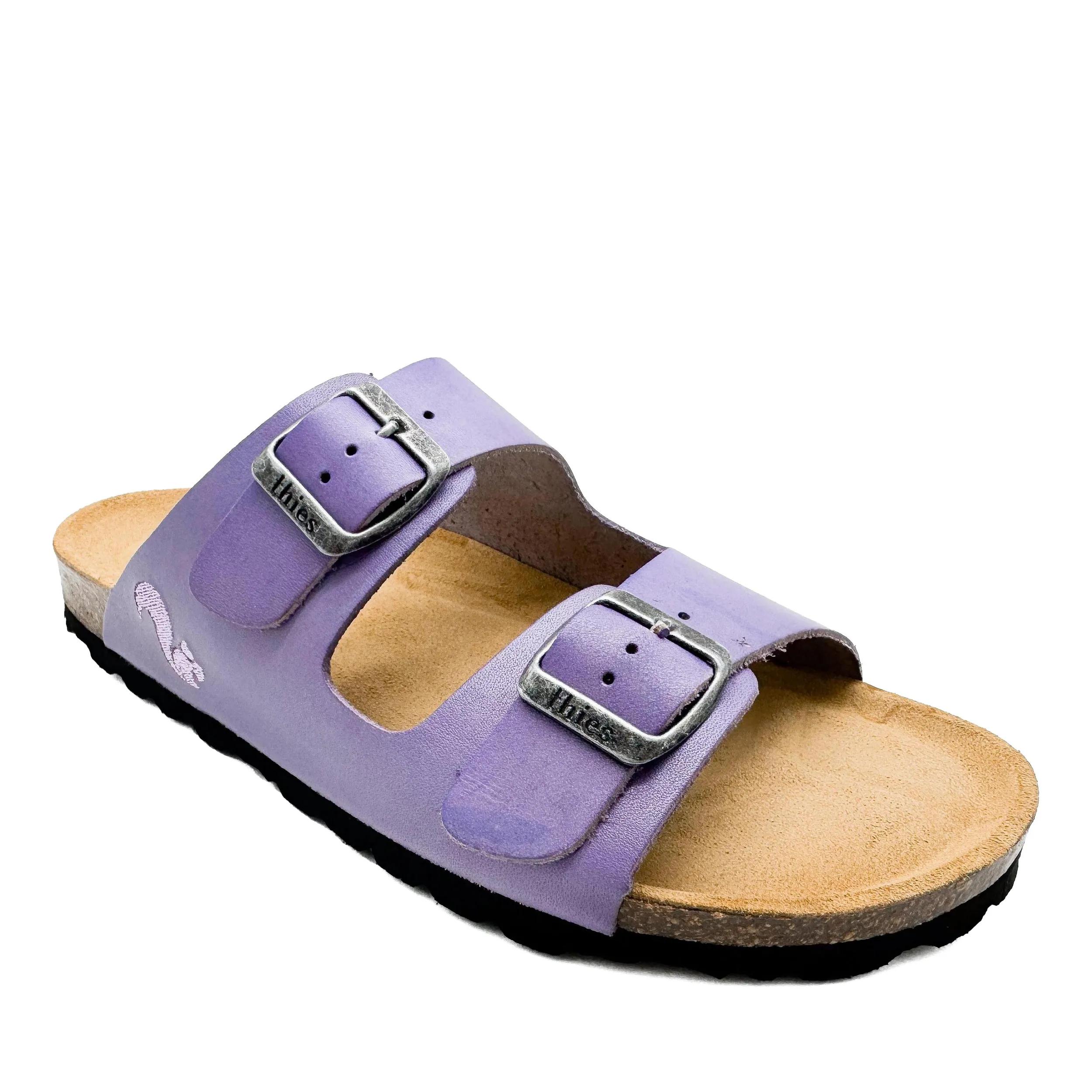 thies Sneakers - thies 1856 ® Eco Leather Sandal lavender (W/X) - Gr. 36 (EU) - in Lila - für Damen