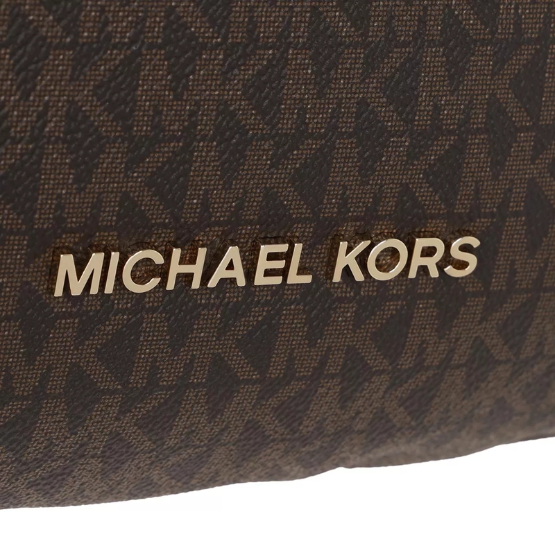 MICHAEL Michael Kors Tote Lg Chain Shldr Tote Brn/acorn(Image 7)