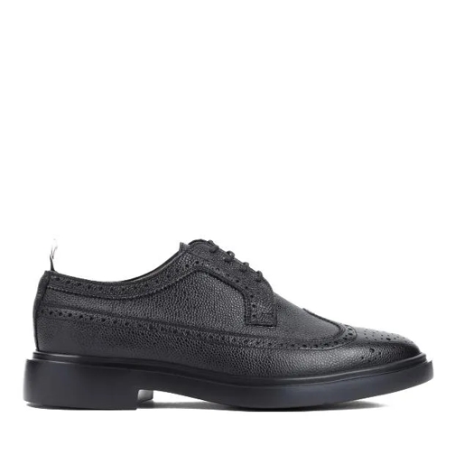 Thom Browne Longwing Black Calf Leather Brogues Black Snörskor med snörning