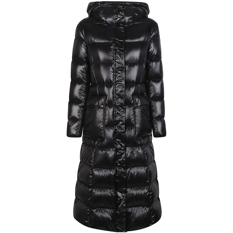 Herno Übergangsjacke Long Parka Black schwarz