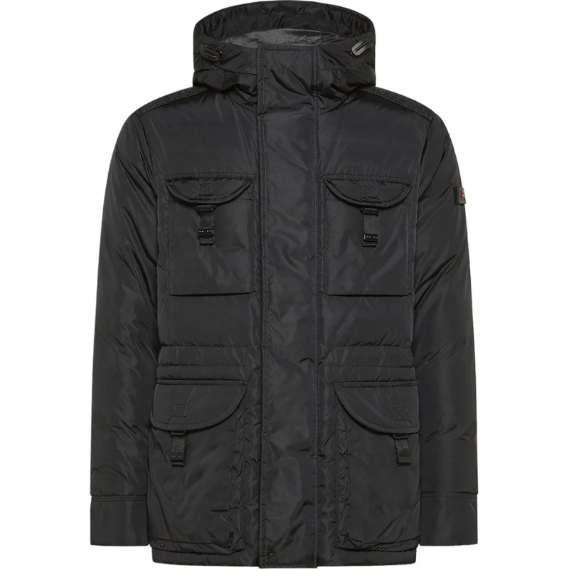 Peuterey Daunenjacke Heren Aiptek NBE 03 FUR Parka Zwart schwarz