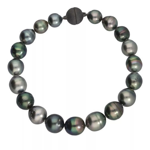 BELORO Bracelet Magnetic Tahiti Pearls Silver Black Rhodium Plated Armband