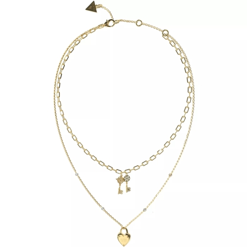 Guess GUESS All You Need Is Love Goudkleurige Ketting JU Gold 