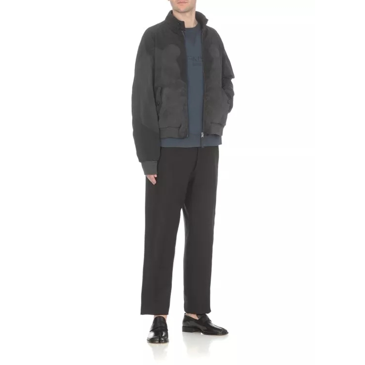 Maison Margiela Sweatshirt With Inverse Logo Blue