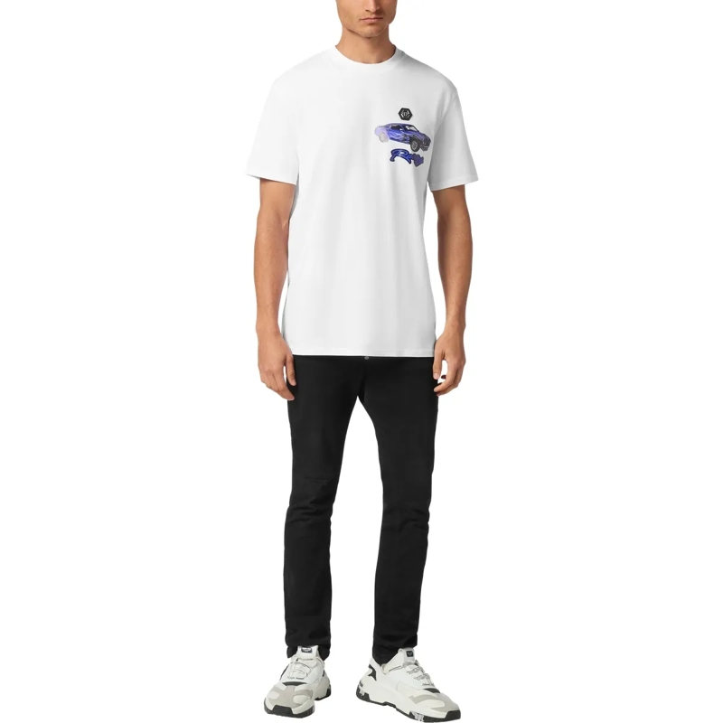 Philipp Plein T-Shirt T-Shirt Racing beige(Image 4)