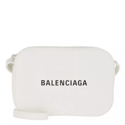 Balenciaga Everyday Camera Bag XS Leather White/Black Crossbodytas